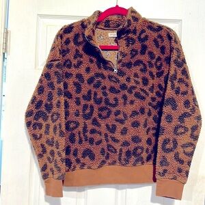 Cheetah Print Sweater